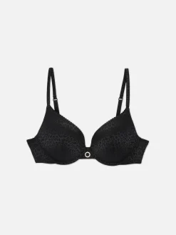 Maximizer-BH Mit Tiefem Dekolleté Und Leopardenmuster