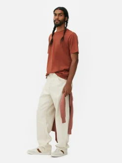 Meliertes Regular-Fit T-Shirt