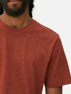 Meliertes Regular-Fit T-Shirt