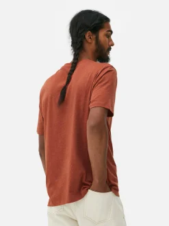 Meliertes Regular-Fit T-Shirt