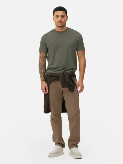 Meliertes Regular-Fit T-Shirt