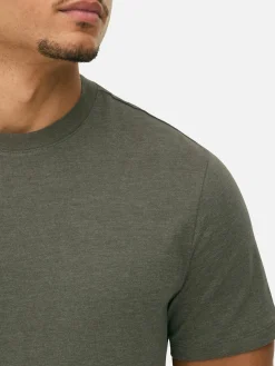 Meliertes Regular-Fit T-Shirt