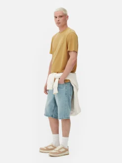 Meliertes Regular-Fit T-Shirt