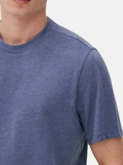 Meliertes Regular-Fit T-Shirt