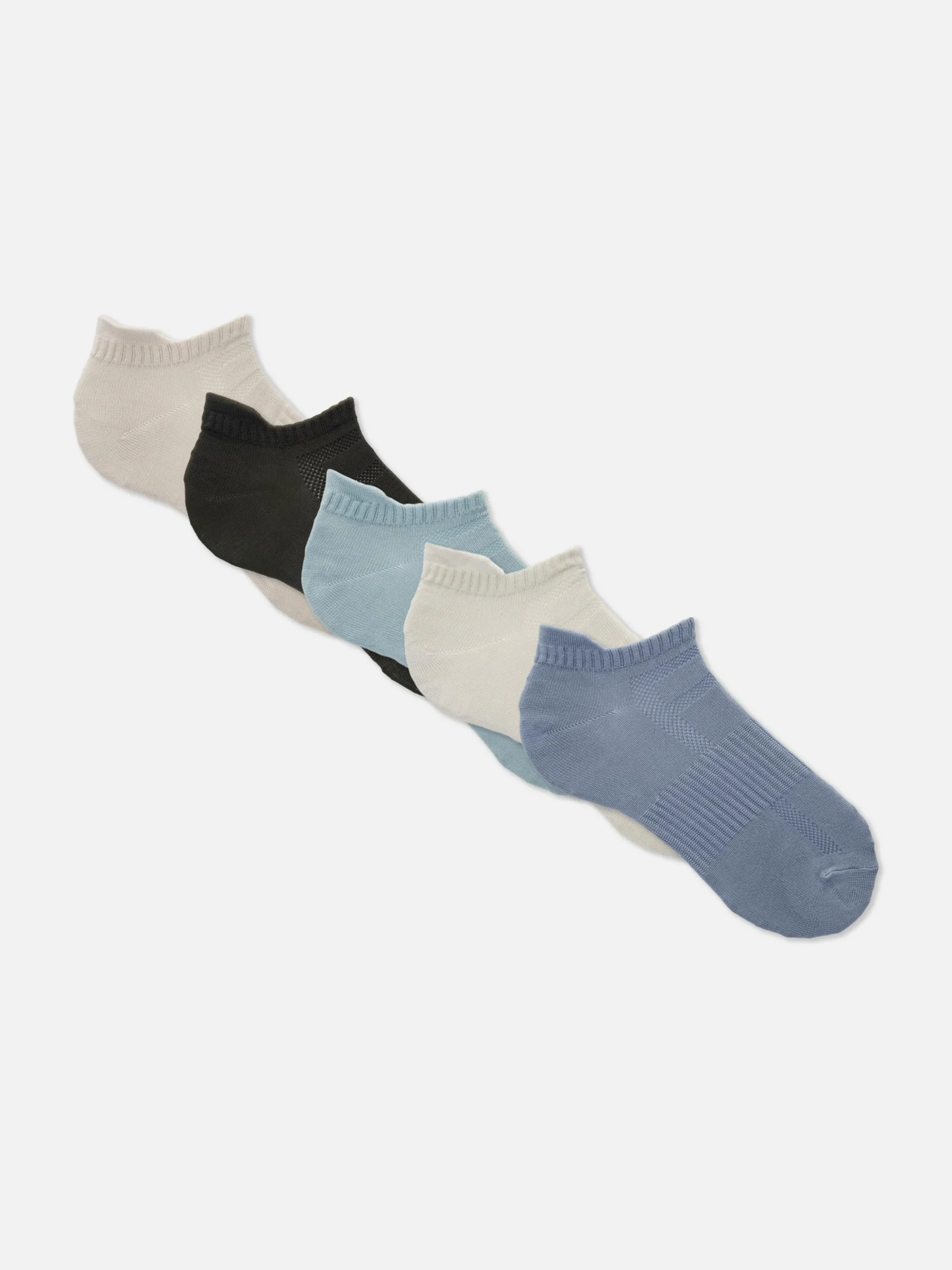 Mikrofaser-Sneakersocken, 5er-Pack
