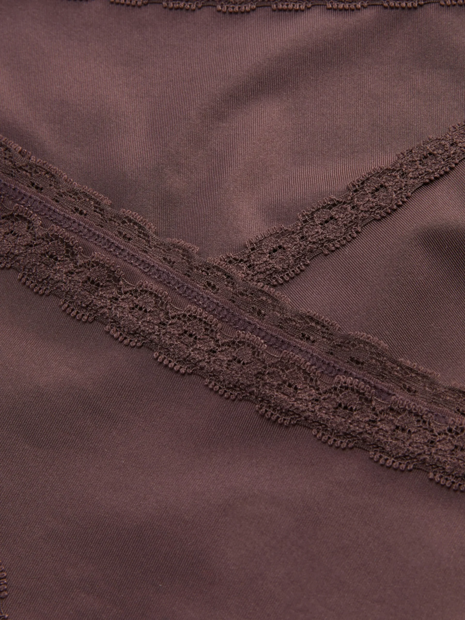 Mikrofaser-Tangas Mit Spitzenbesatz, 3er-Pack