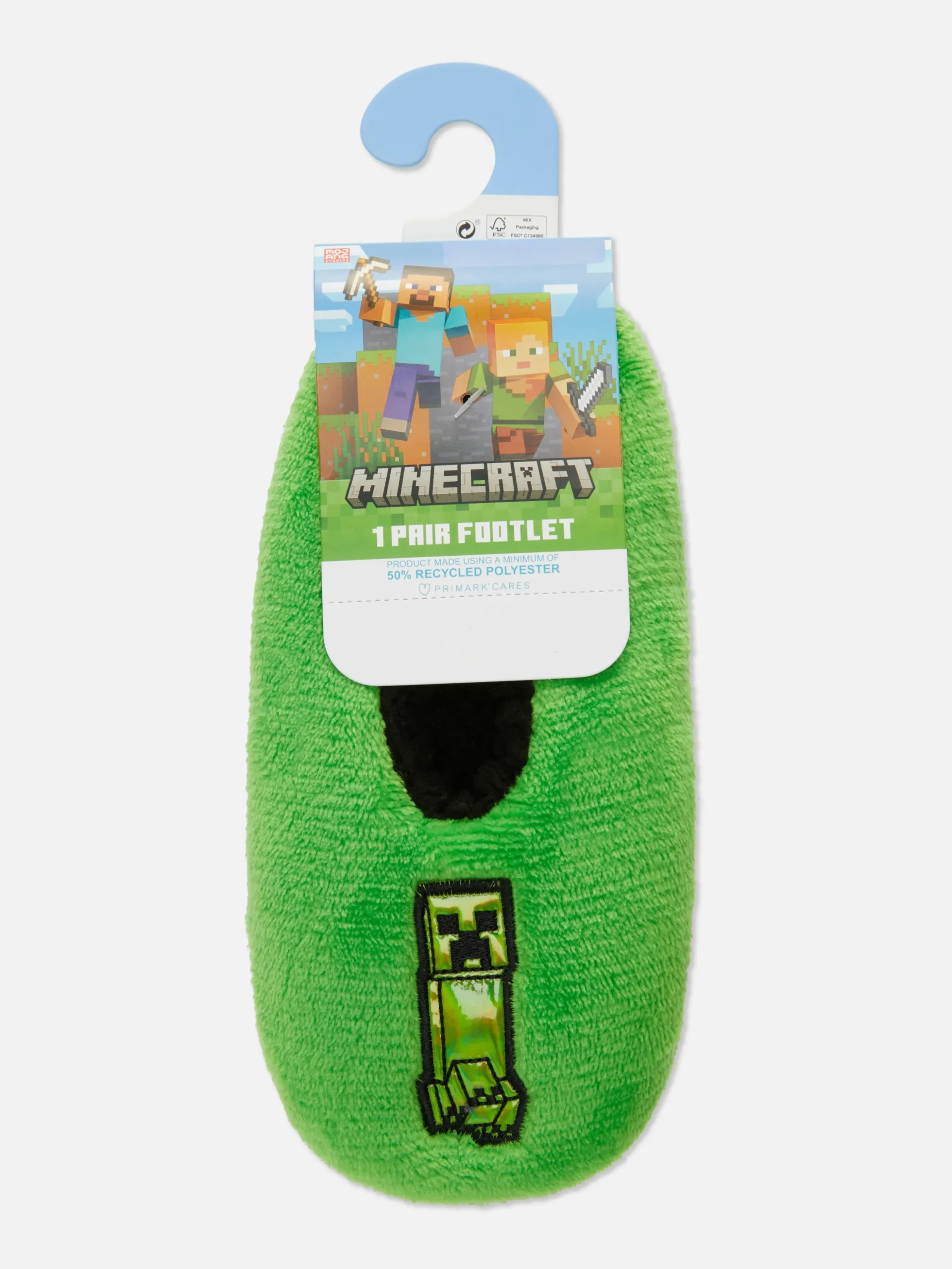 „Minecraft Creeper“ Füßlinge
