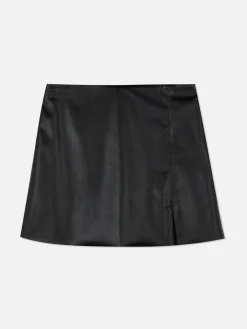 Minirock Aus Kunstleder