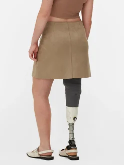 Minirock Aus Wildlederimitat