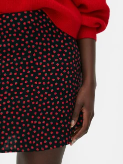 Minirock Mit Seitenreißverschluss