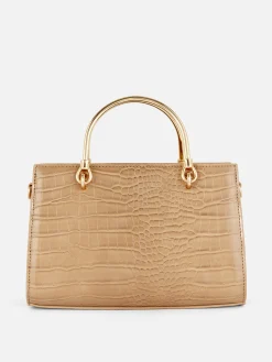 Mini-Tragetasche In Kroko-Optik