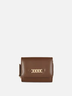 Mittelgroßes Portemonnaie Mit Kettendetail