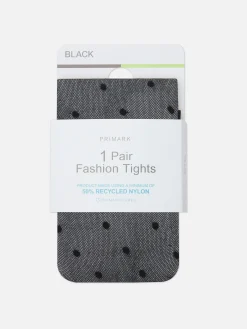 Modische Strumpfhose Mit Pünktchenmuster