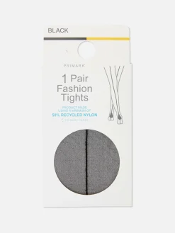 Modische Strumpfhose Mit Fersennaht