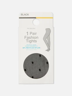 Modische Strumpfhose Mit Punkten