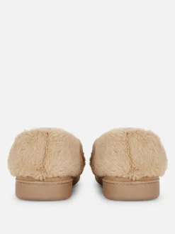 Mokassin-Hausschuhe Mit Kunstpelzfutter