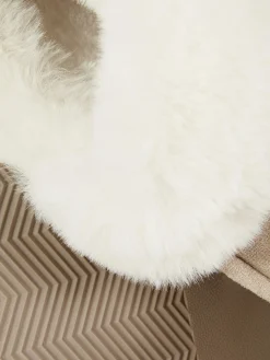 Mokassin-Hausschuhe Mit Kunstpelzfutter