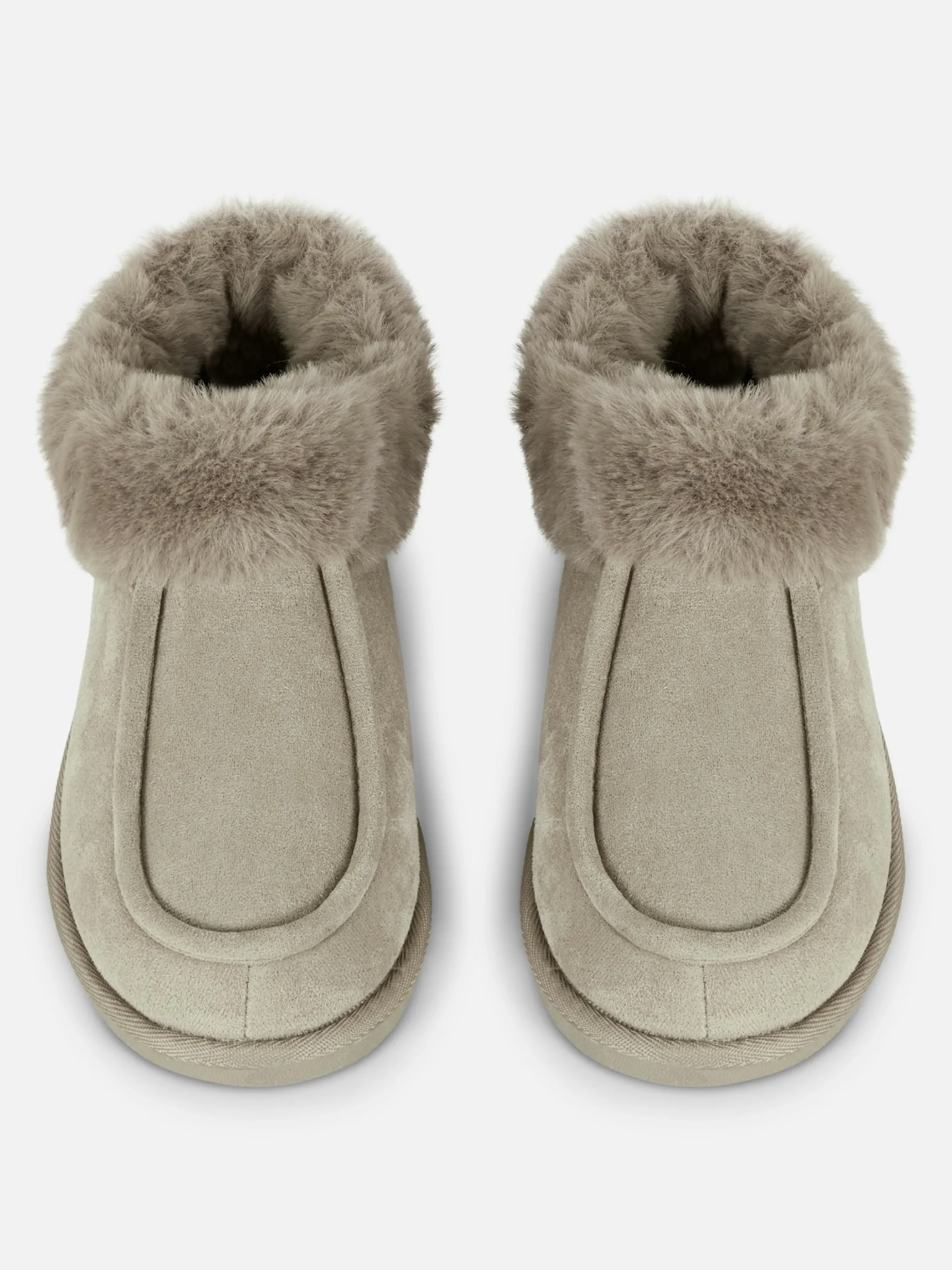 Mokassin-Hausschuhe Mit Kunstpelzfutter