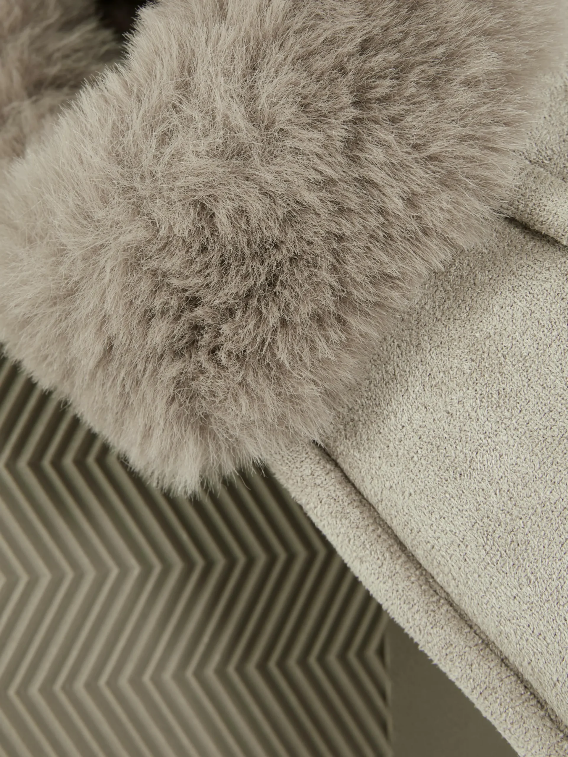 Mokassin-Hausschuhe Mit Kunstpelzfutter