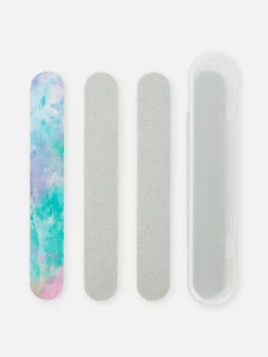 Nagelfeilen Und Etui Im Set, 4er-Pack