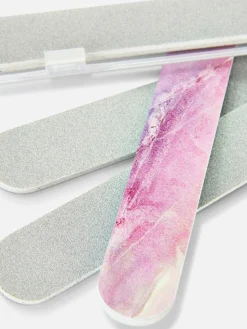 Nagelfeilen Und Etui Im Set, 4er-Pack