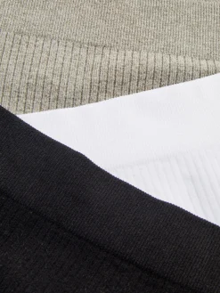 Nahtlose, Gerippte Tangas, 3er-Pack