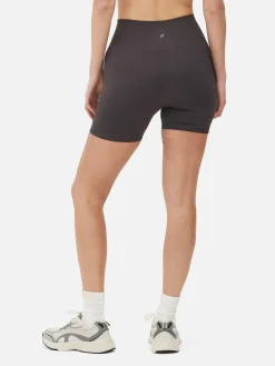 Nahtlose Performance-Shorts Mit Hoher Taille