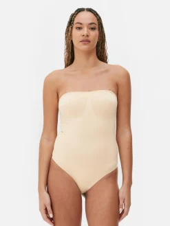 Nahtloser Bandeau-Bodysuit Mit Tanga