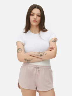 Nahtloser, Gerippter T-Shirt-Body