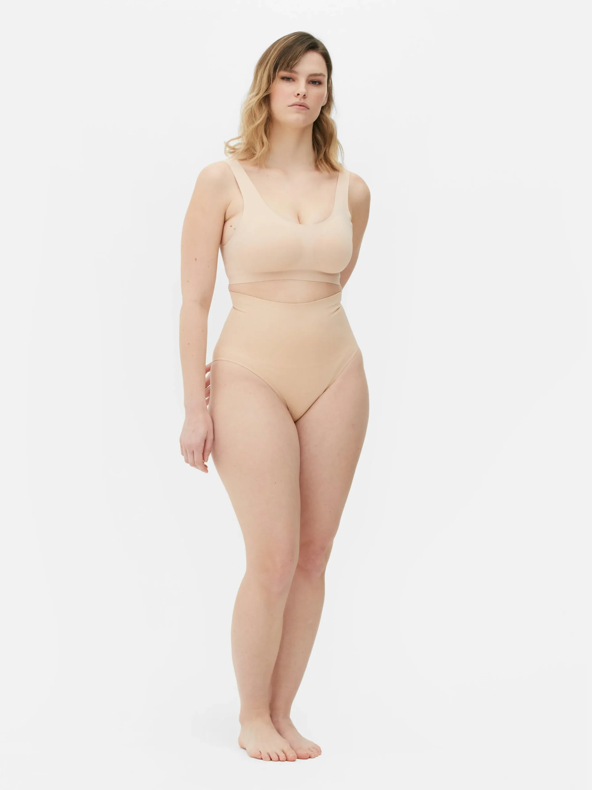 Nahtloser Shapewear-Slip Mit Hohem Bund