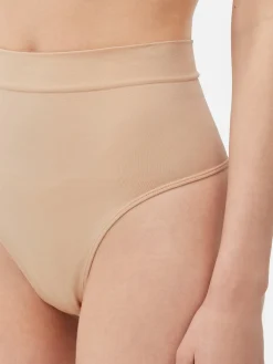 Nahtloser Shapewear-Tanga Mit Hohem Bund