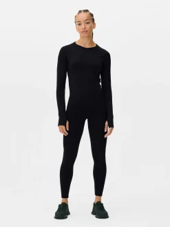 Nahtloses Performance-Langarmshirt