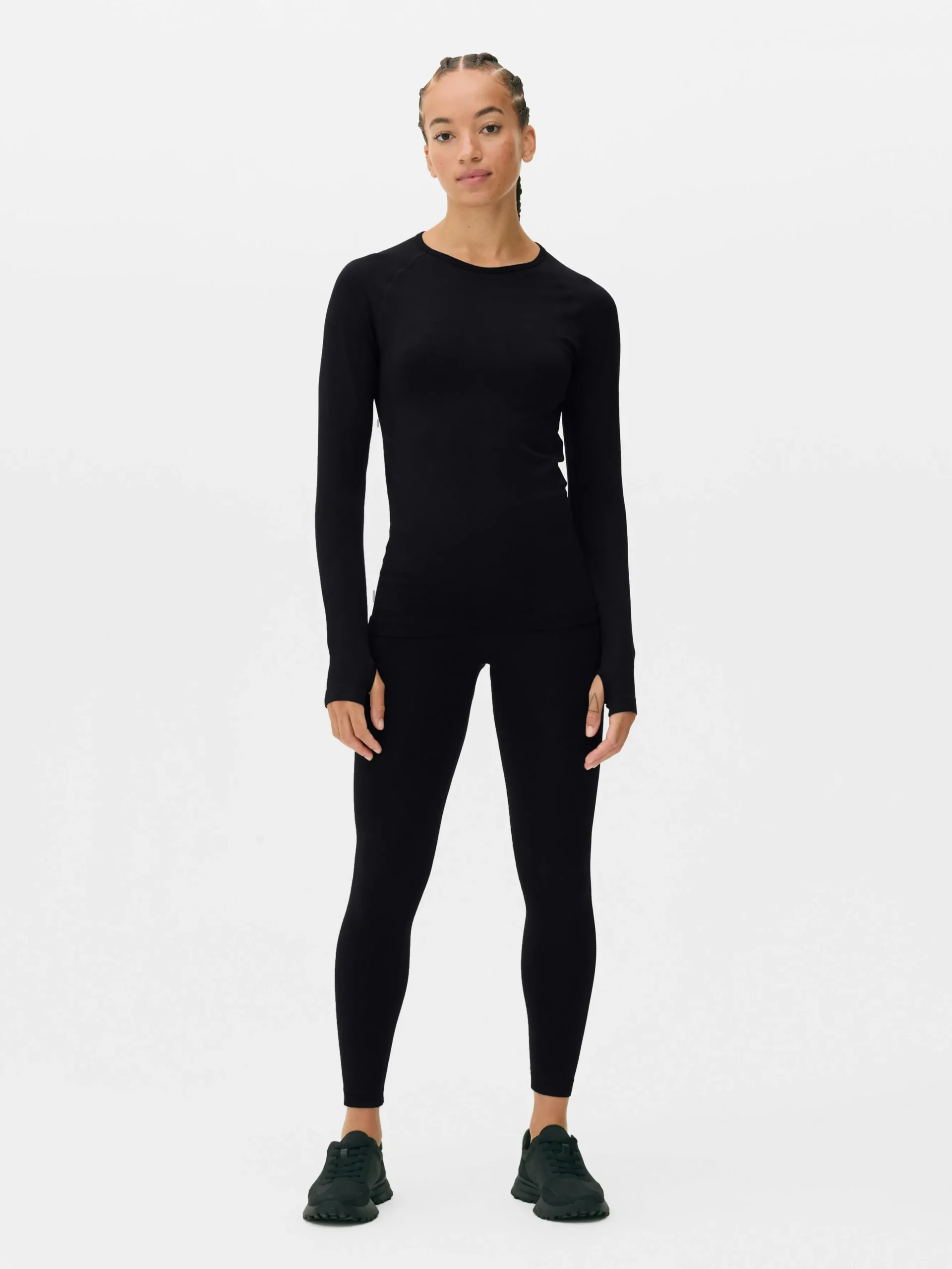 Nahtloses Performance-Langarmshirt