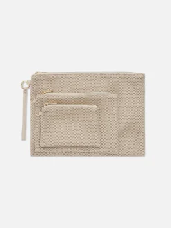 Netzstoffbeutel, 3er-Pack