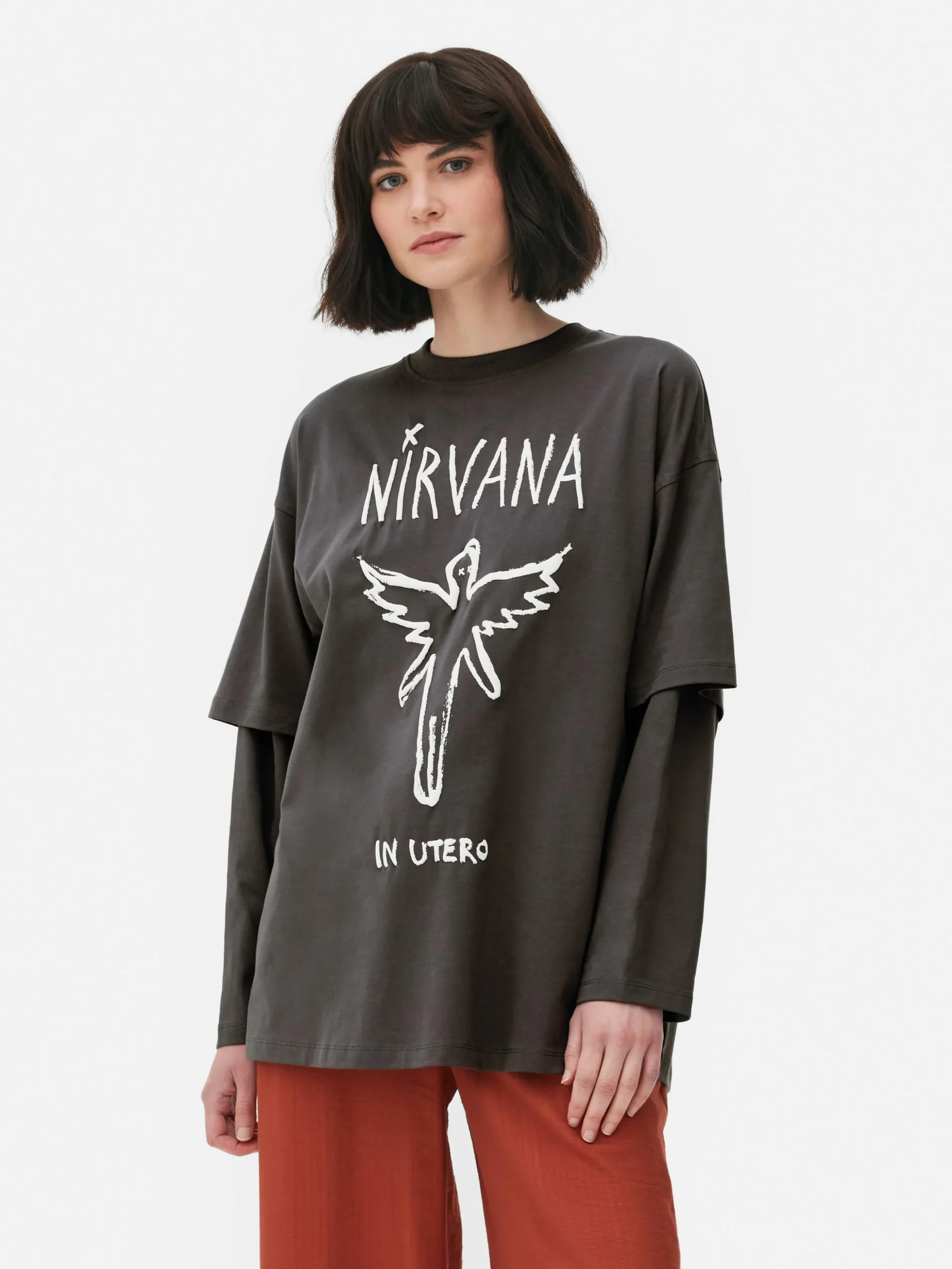 „Nirvana“ Doppellagiges T-Shirt