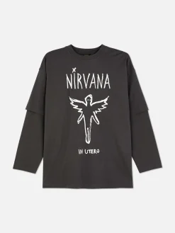 „Nirvana“ Doppellagiges T-Shirt