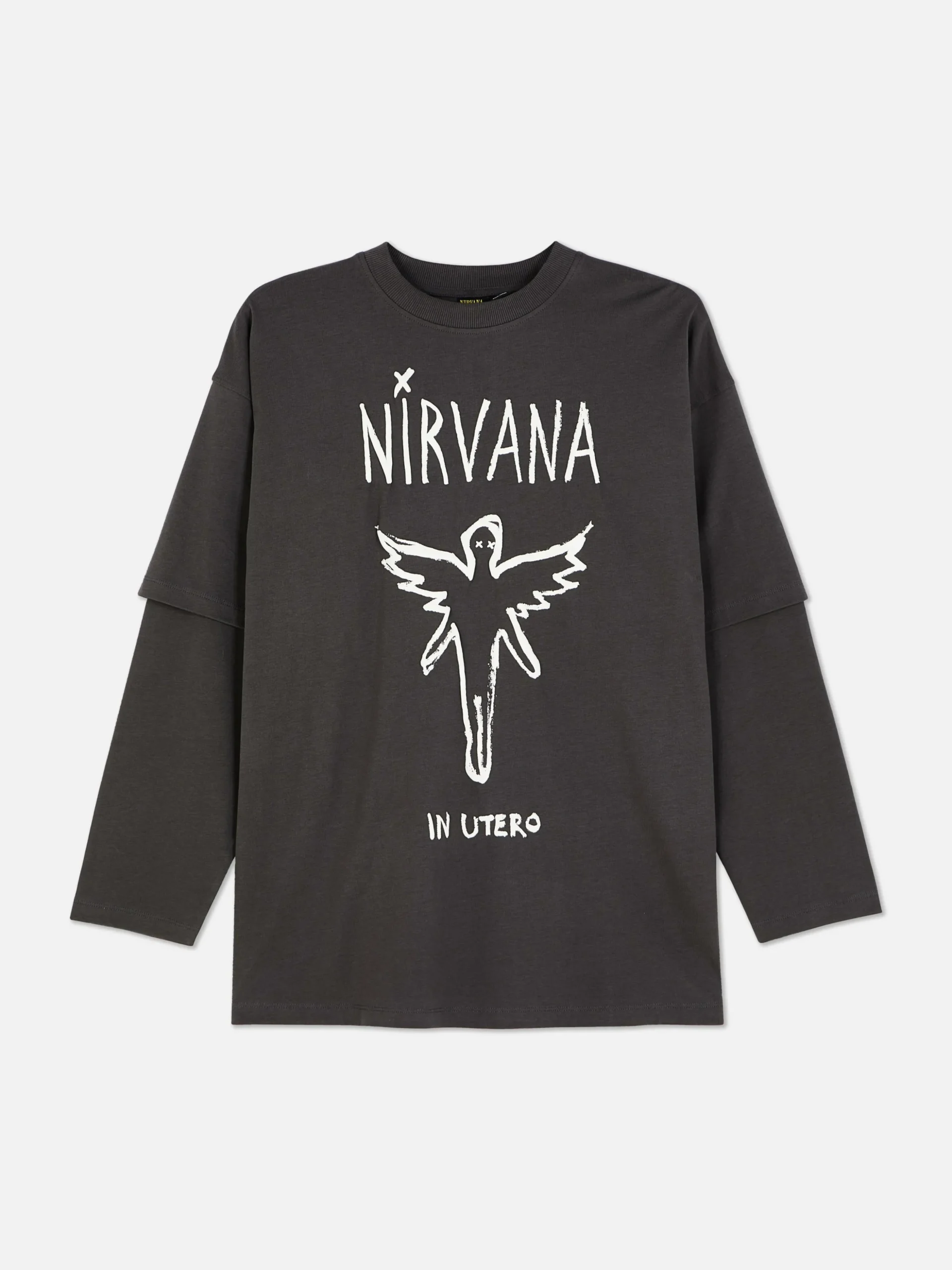 „Nirvana“ Doppellagiges T-Shirt