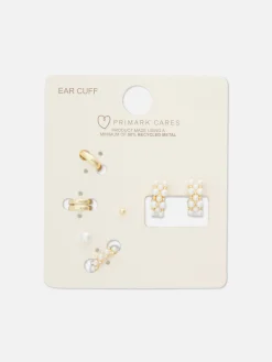 Ohrringe Mit Kunstperlen, 6er-Pack