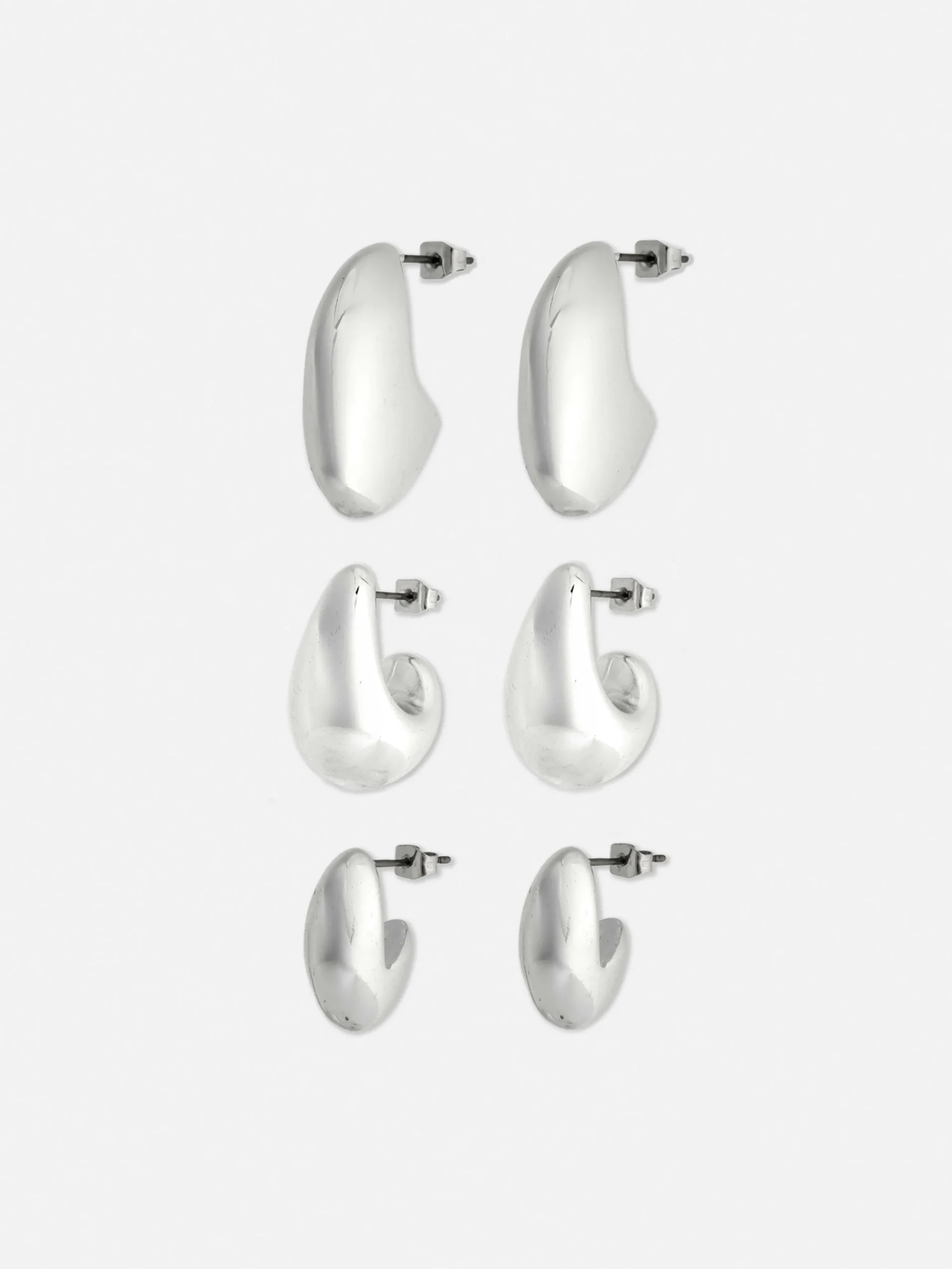 Opulente „The Edit“ Hängeohrringe, 3-er-Pack