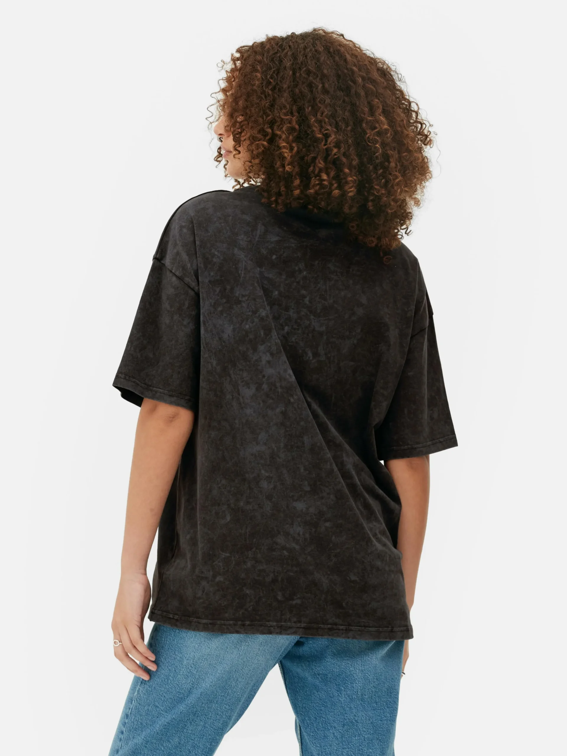 Oversized-T-Shirt Mit „Die Schlümpfe“ Comic-Print