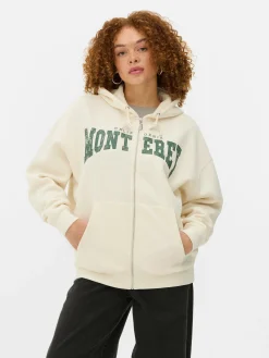 Oversize-Kapuzenpullover Mit Reißverschluss