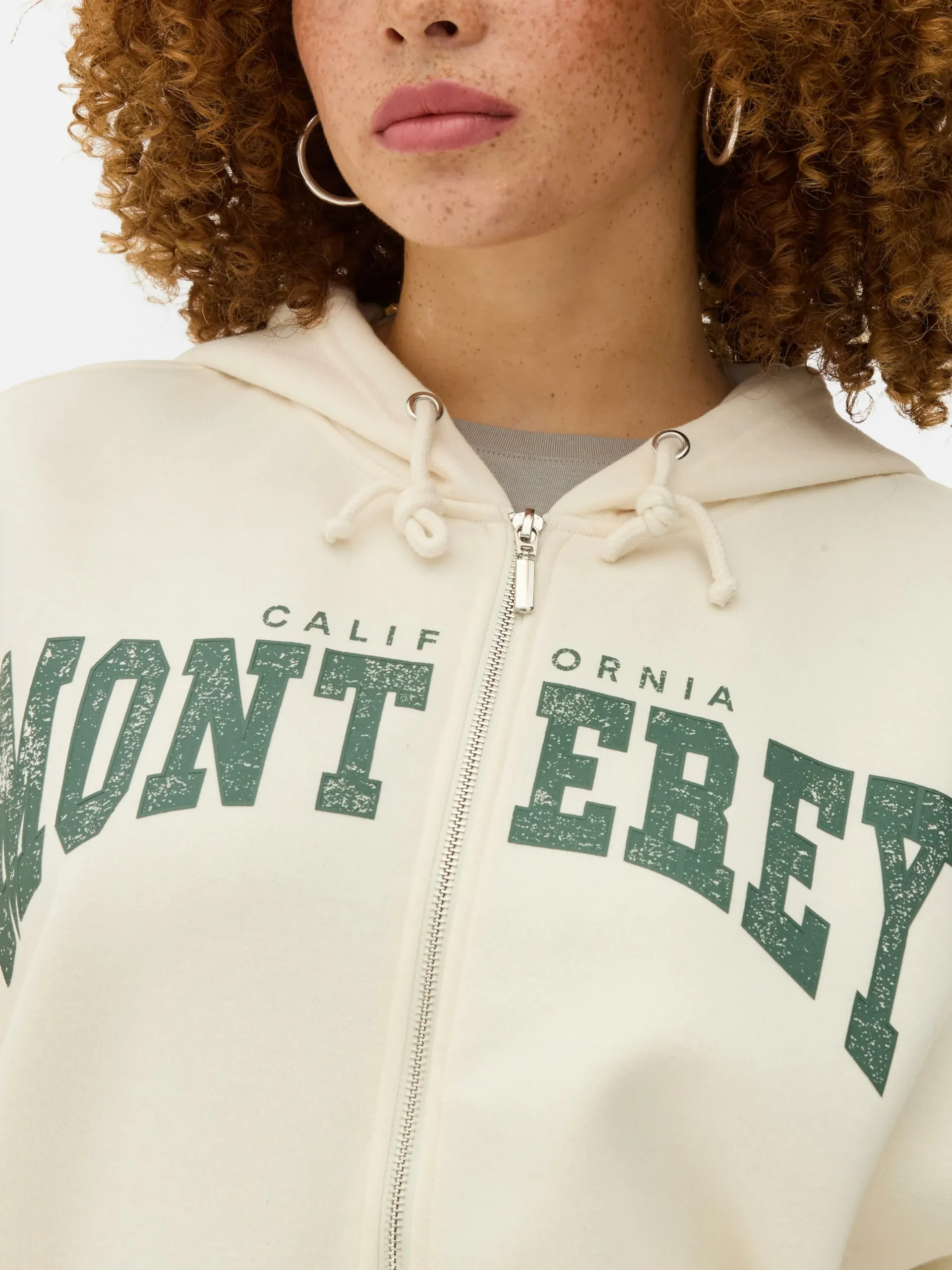 Oversize-Kapuzenpullover Mit Reißverschluss