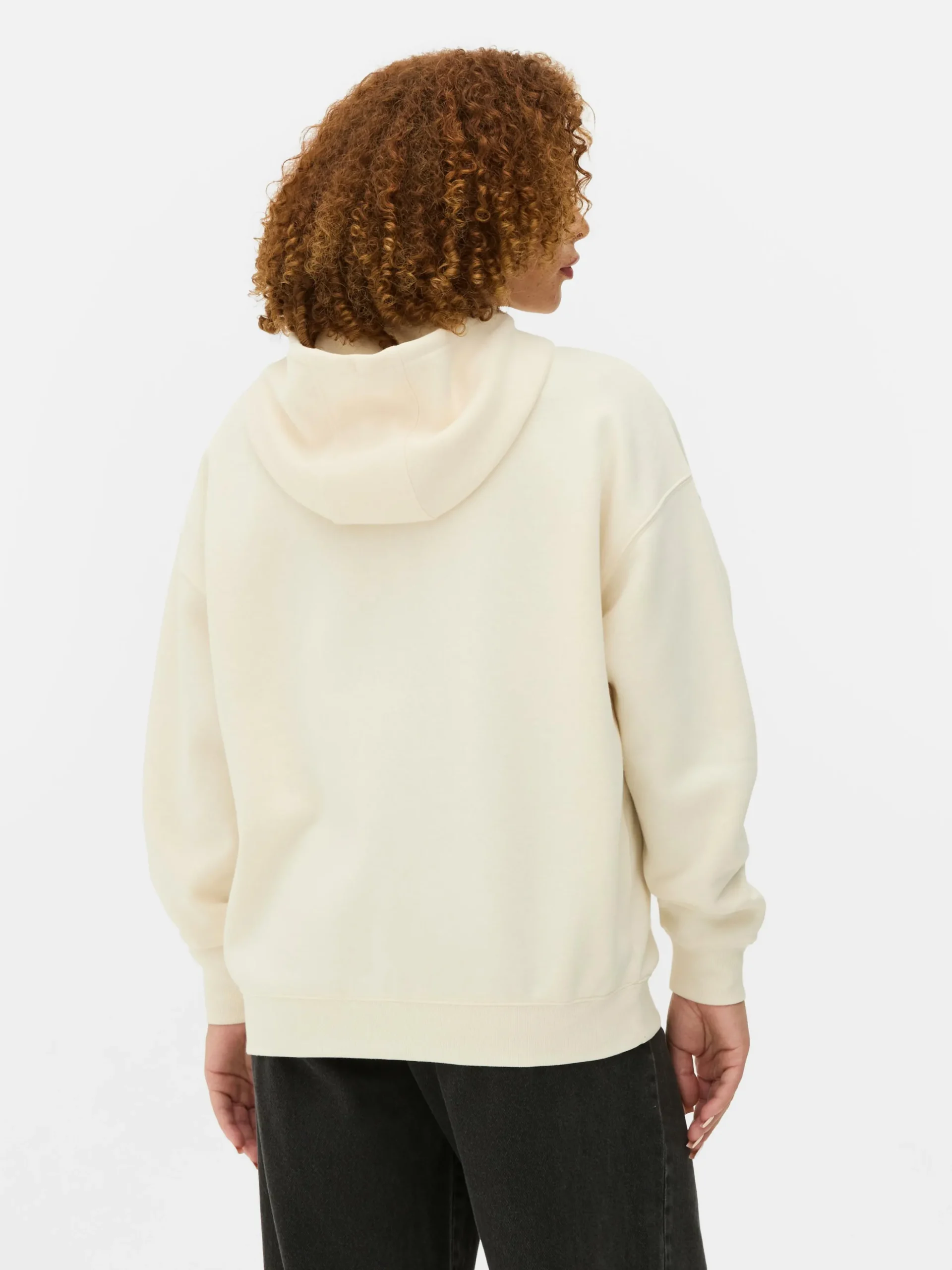 Oversize-Kapuzenpullover Mit Reißverschluss
