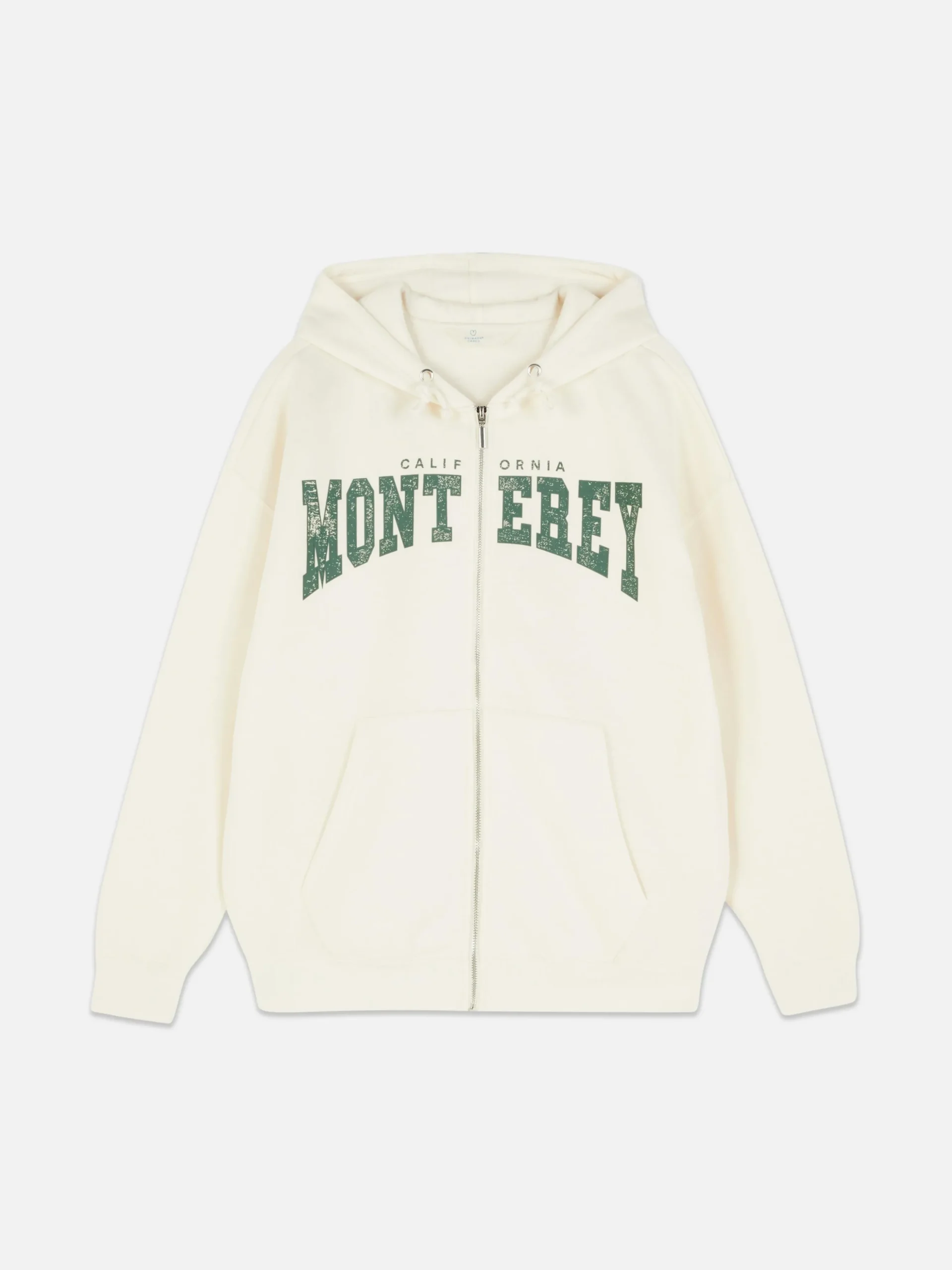 Oversize-Kapuzenpullover Mit Reißverschluss