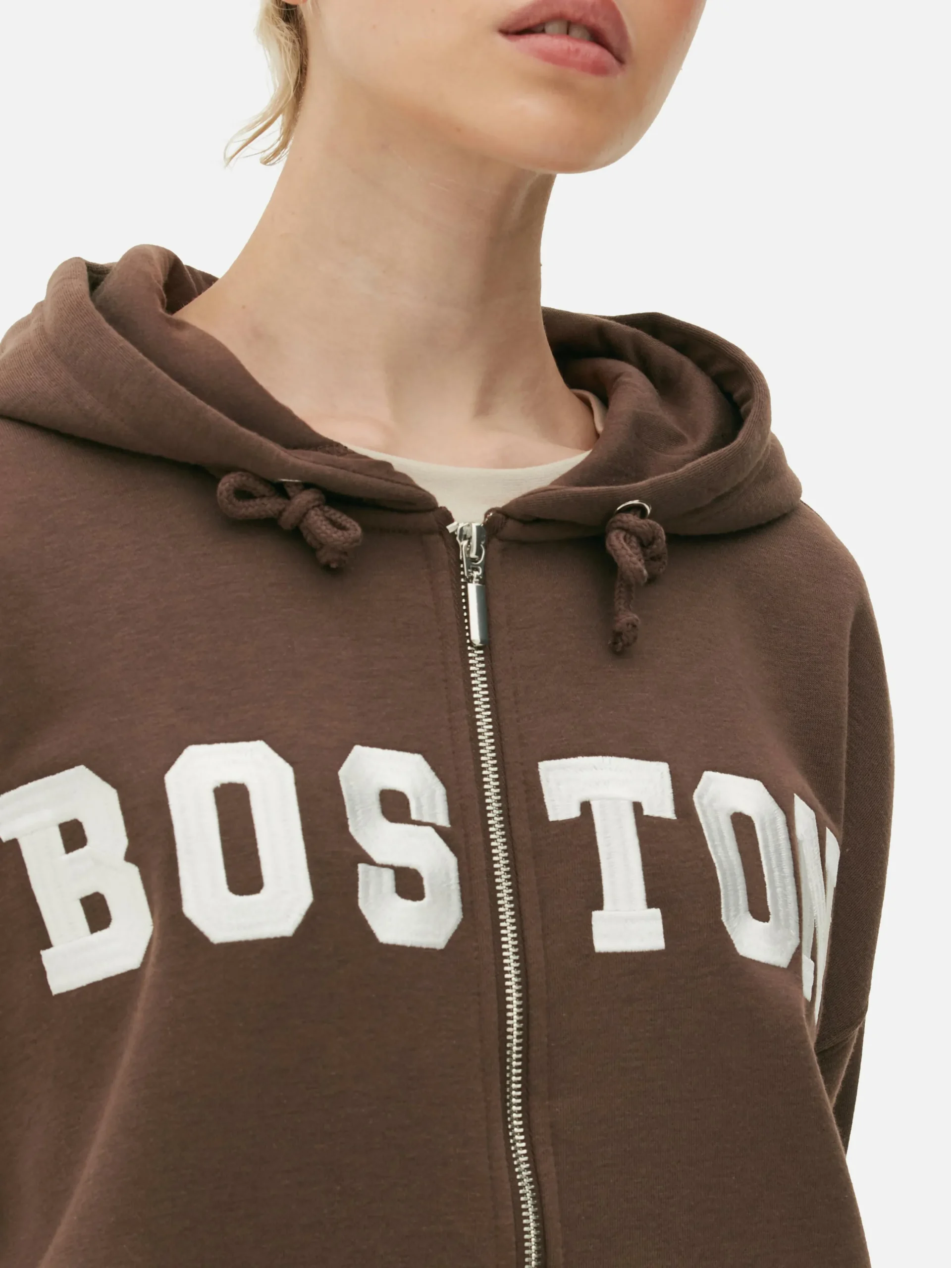 Oversize-Kapuzenpullover Mit Reißverschluss