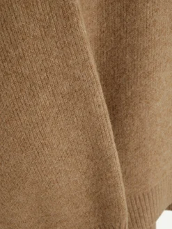 Oversize-Pullover Mit Rundhalsausschnitt