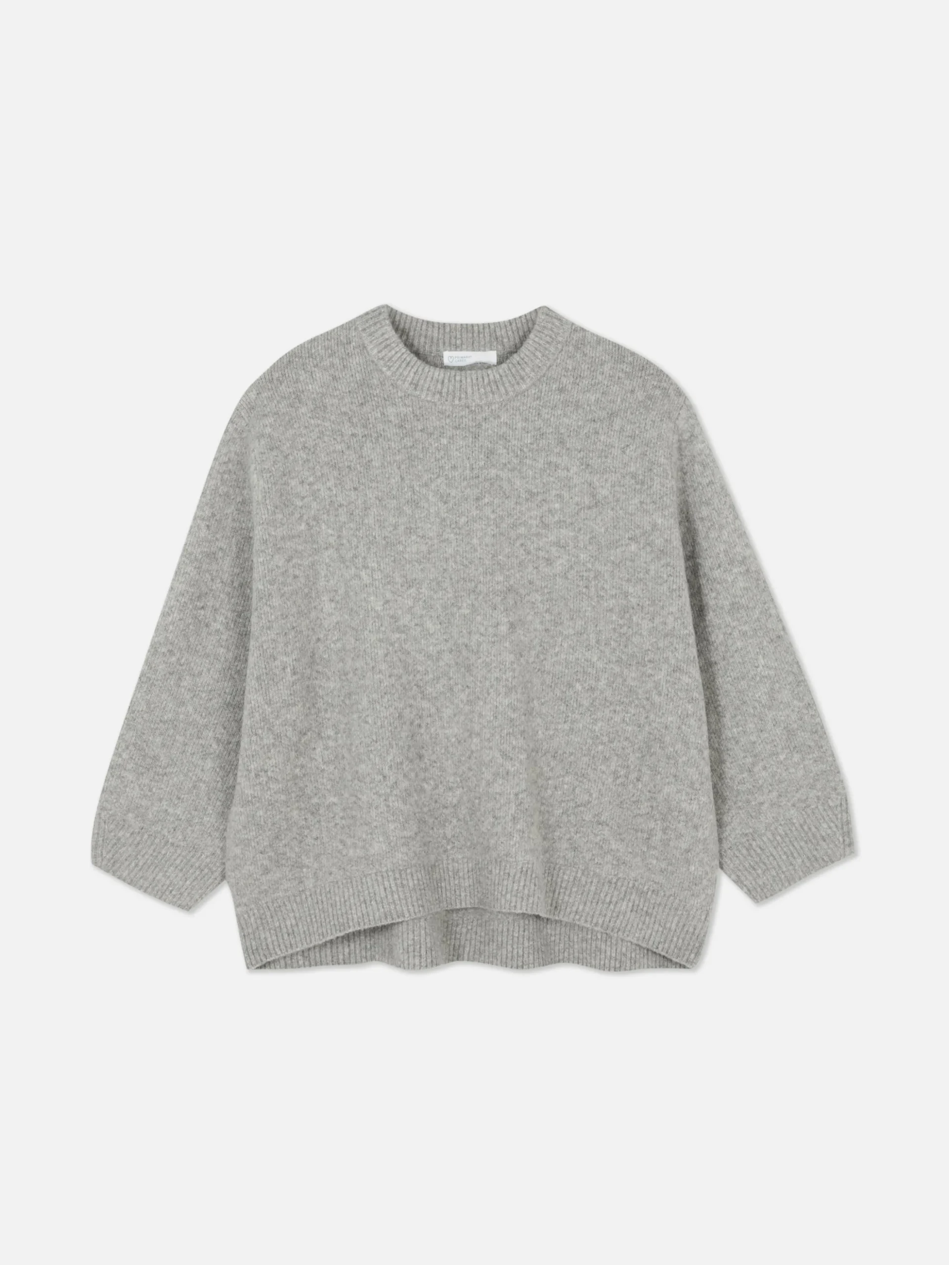 Oversize-Pullover Mit Rundhalsausschnitt