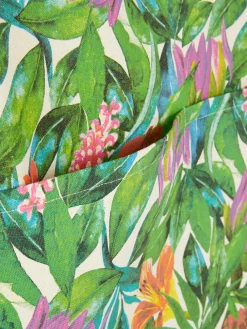 Oversize-Tragetasche Mit Blumenmuster