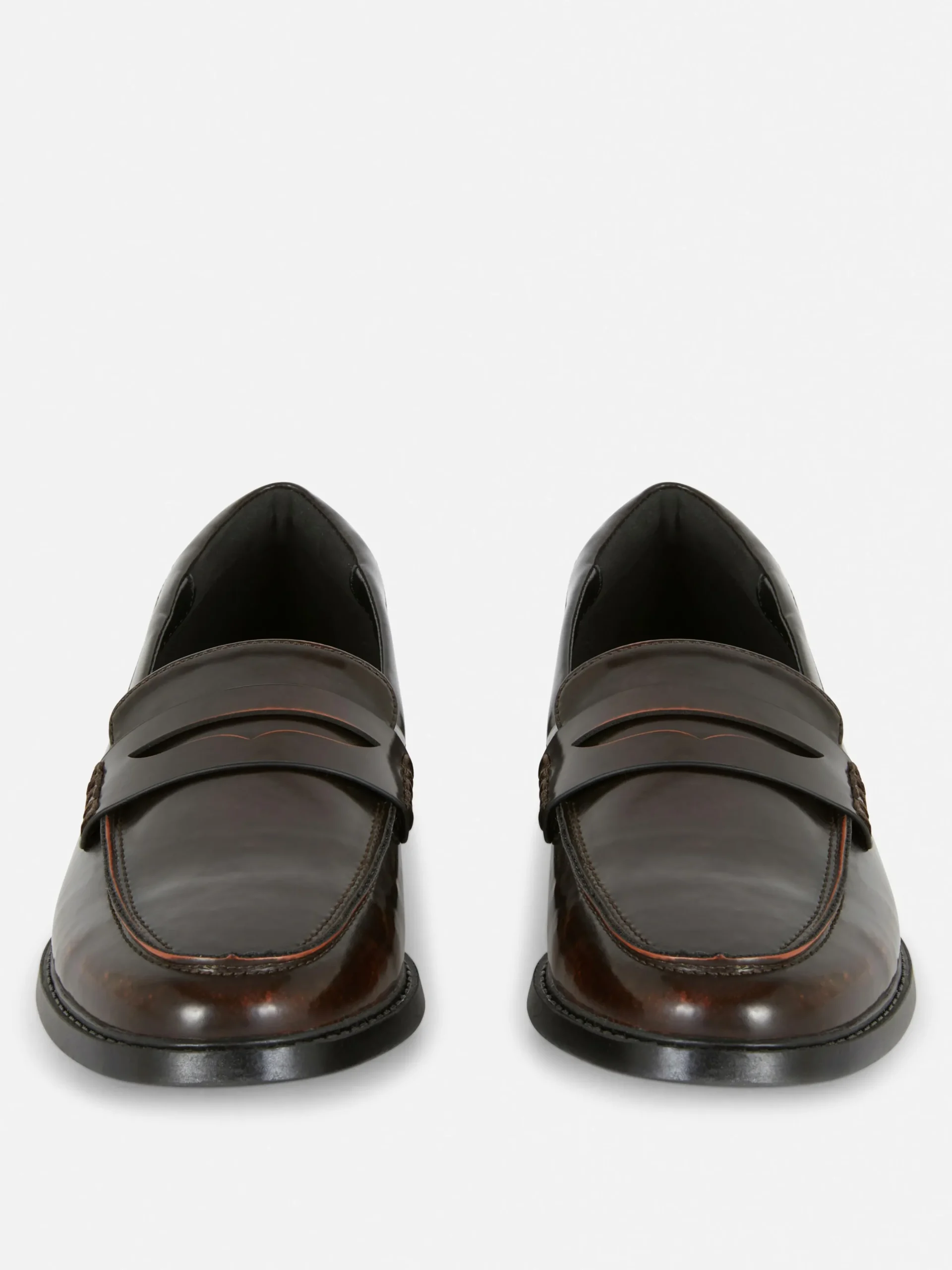 Pennyloafer Aus Kunstleder