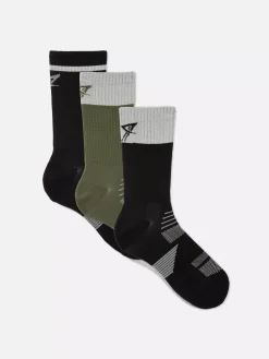 Performance Crew-Socken, 3er-Pack